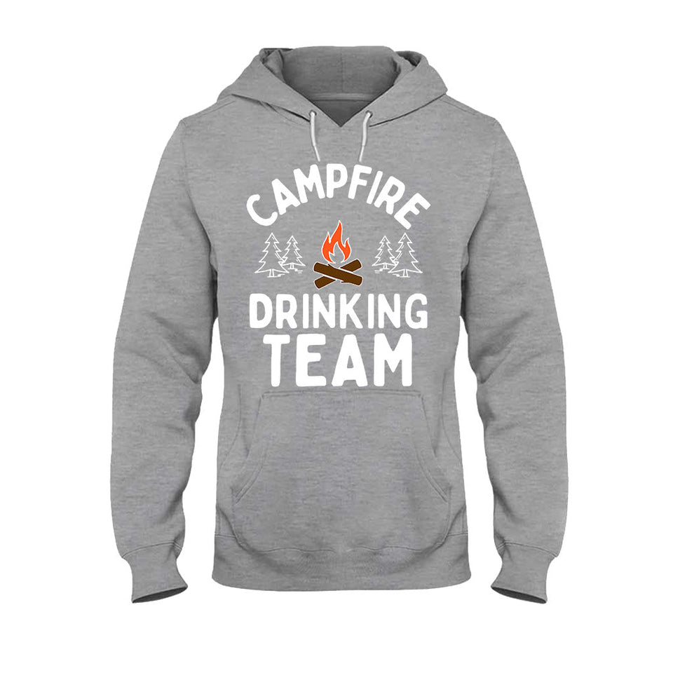 Campfire Drinking Team - Camping T-shirt and Hoodie 112021