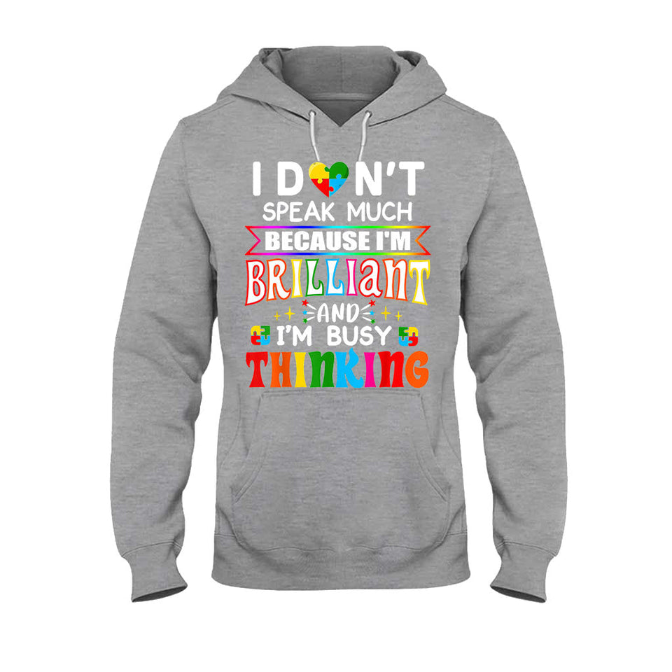 T-shirt et sweat à capuche « Je suis brillant » pour la sensibilisation à l'autisme 112021