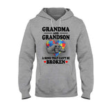 T-shirt et sweat à capuche « Grand-mère et petit-fils » pour la sensibilisation à l'autisme 112021