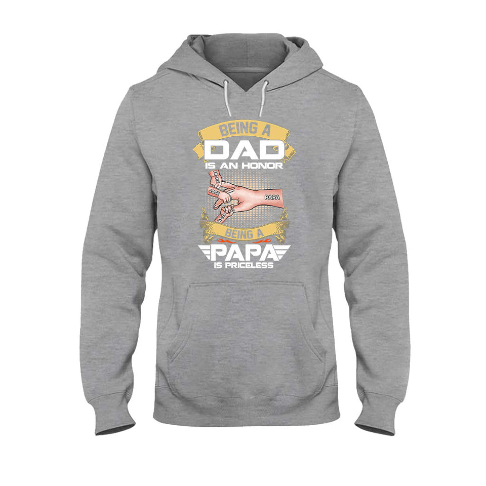 Priceless Papa - Personalized Grandpa T-shirt and Hoodie
