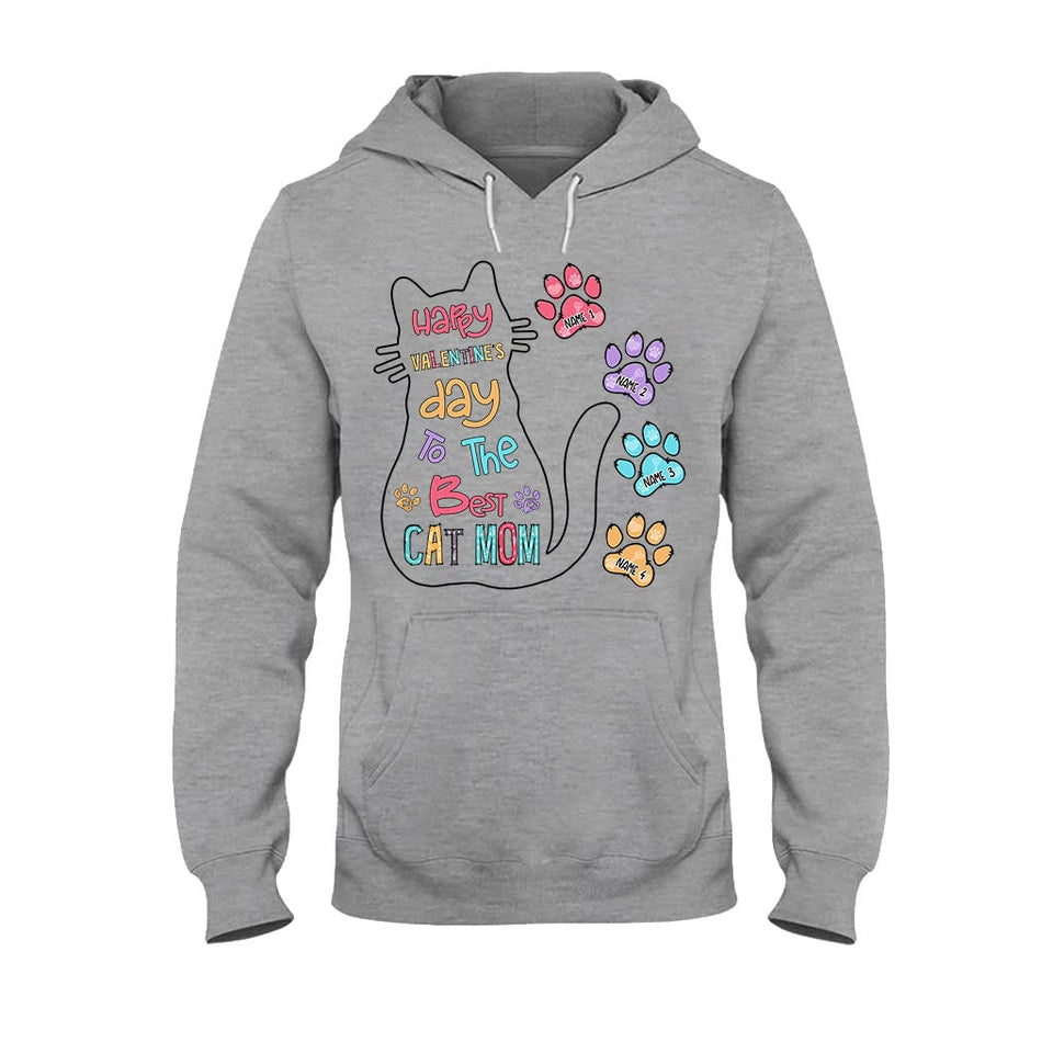 Cat Mom Life Is Better With Cats - Personalized Cat T-shirt and Hoodie