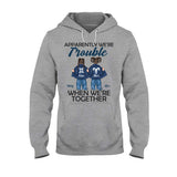 Trouble Together - Personalized Bestie T-shirt And Hoodie