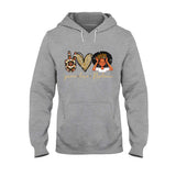 Melanin -African American T-shirt and Hoodie With Faux Glitter Print 1121