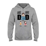 A Sons First Hero A Daughters First Love - Personalized Father T-shirt and Hoodie
