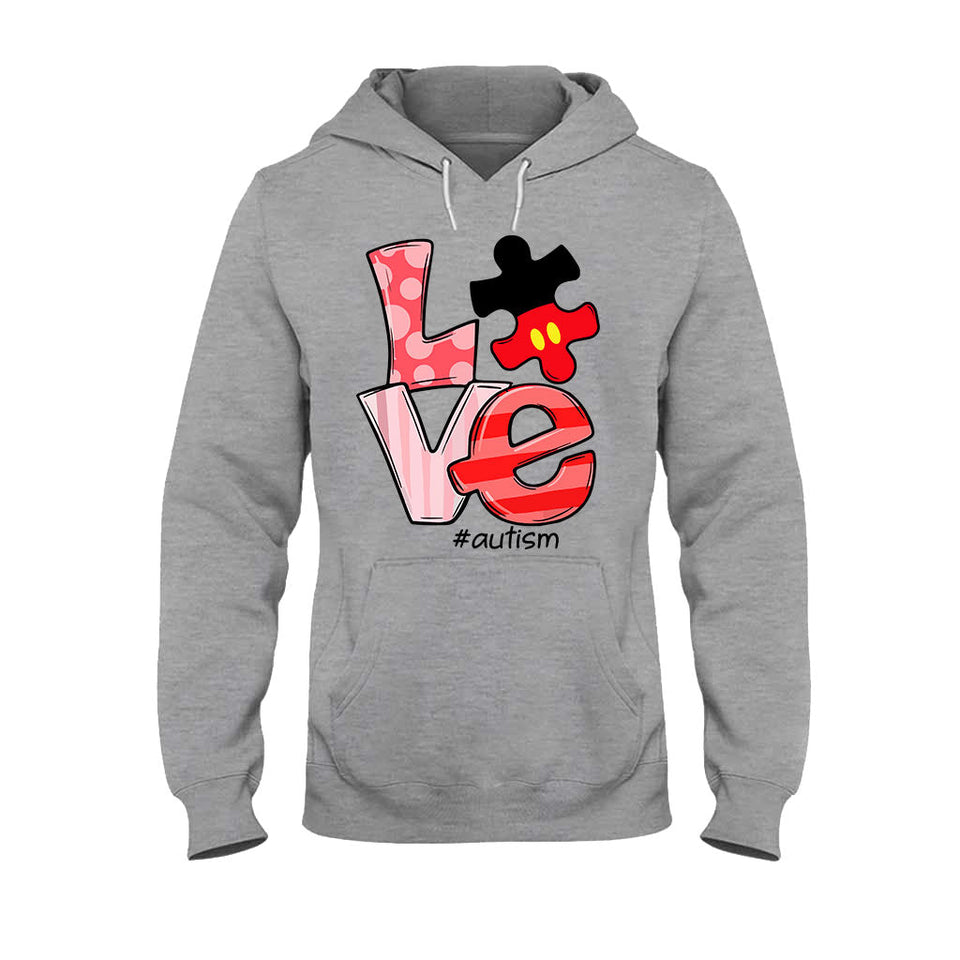 T-shirt et sweat à capuche « Aimer quelqu'un qui a de l'autisme » 062021