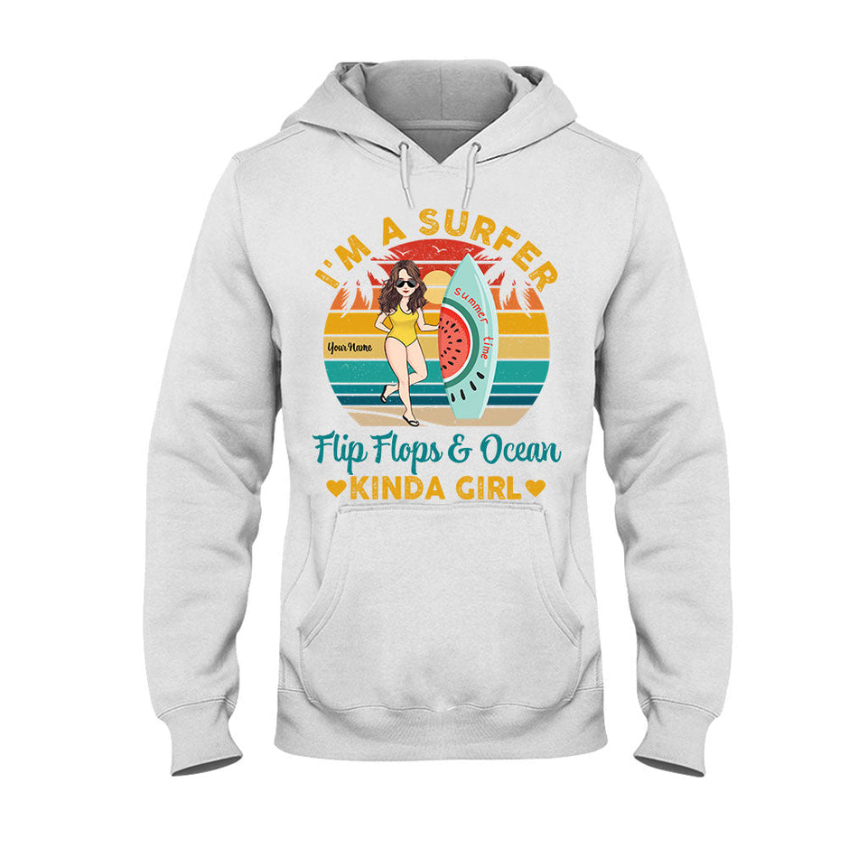I'm A Flip Flops - Personalized Surfing T-shirt and Hoodie