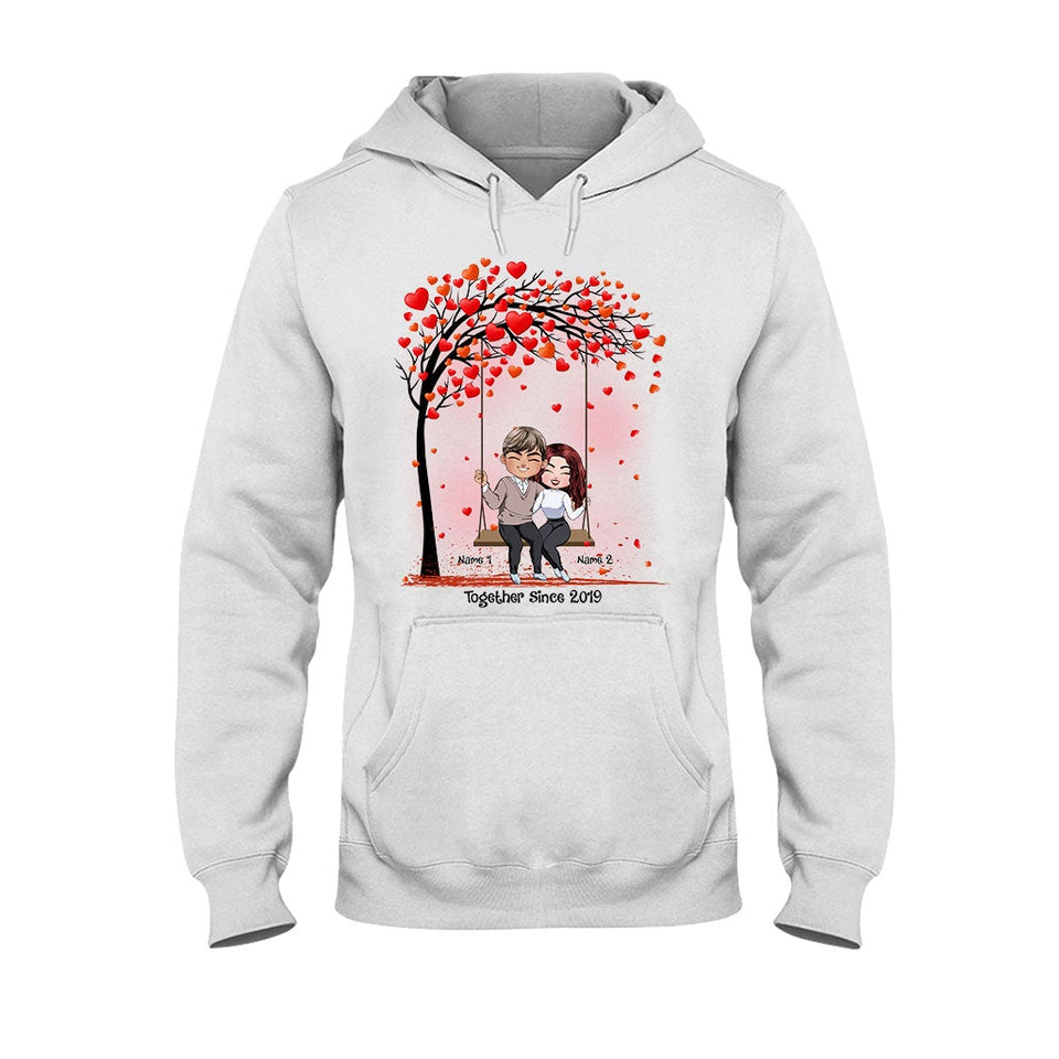Together - Personalized Couple T-shirt and Hoodie