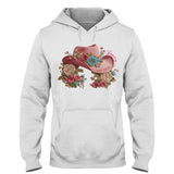 Cowgirl Hat And Flowers - Personalized Cowgirl T-shirt And Hoodie