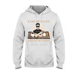 A Man And His Cats - Personalized Father's Day Cat T-shirt and Hoodie