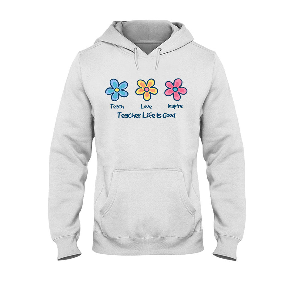 Teach Love Inspire - Personalized Teacher T-shirt and Hoodie