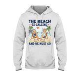 The Beach Is Calling And We Must Go Best Friends - Personalized Bestie T-shirt and Hoodie