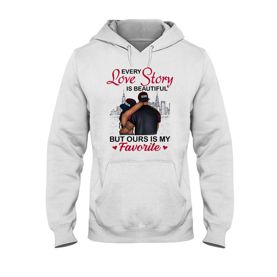 Black Couple - Personalized African American T-shirt and Hoodie 112021