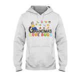 Grandma's Love Bugs - Personalized Mother's Day Grandma T-shirt and Hoodie