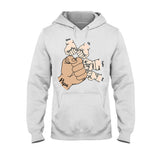 Hands Grandfather Grandkids - Personalized Father's Day Grandpa T-shirt and Hoodie