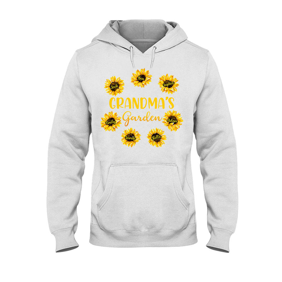Grandma’s Garden - Gift for grandma, mom, dad, grandpa - Personalized T-shirt And Hoodie