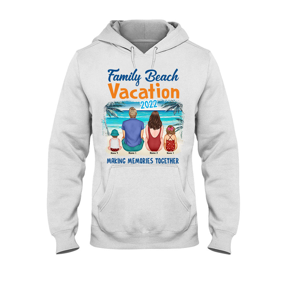 Family Beach Vacation - Personalized Sea Lover T-shirt and Hoodie