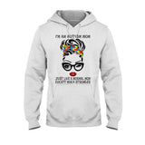 Je suis une maman d'enfant autiste - T-shirt et sweat à capuche de sensibilisation à l'autisme 062021