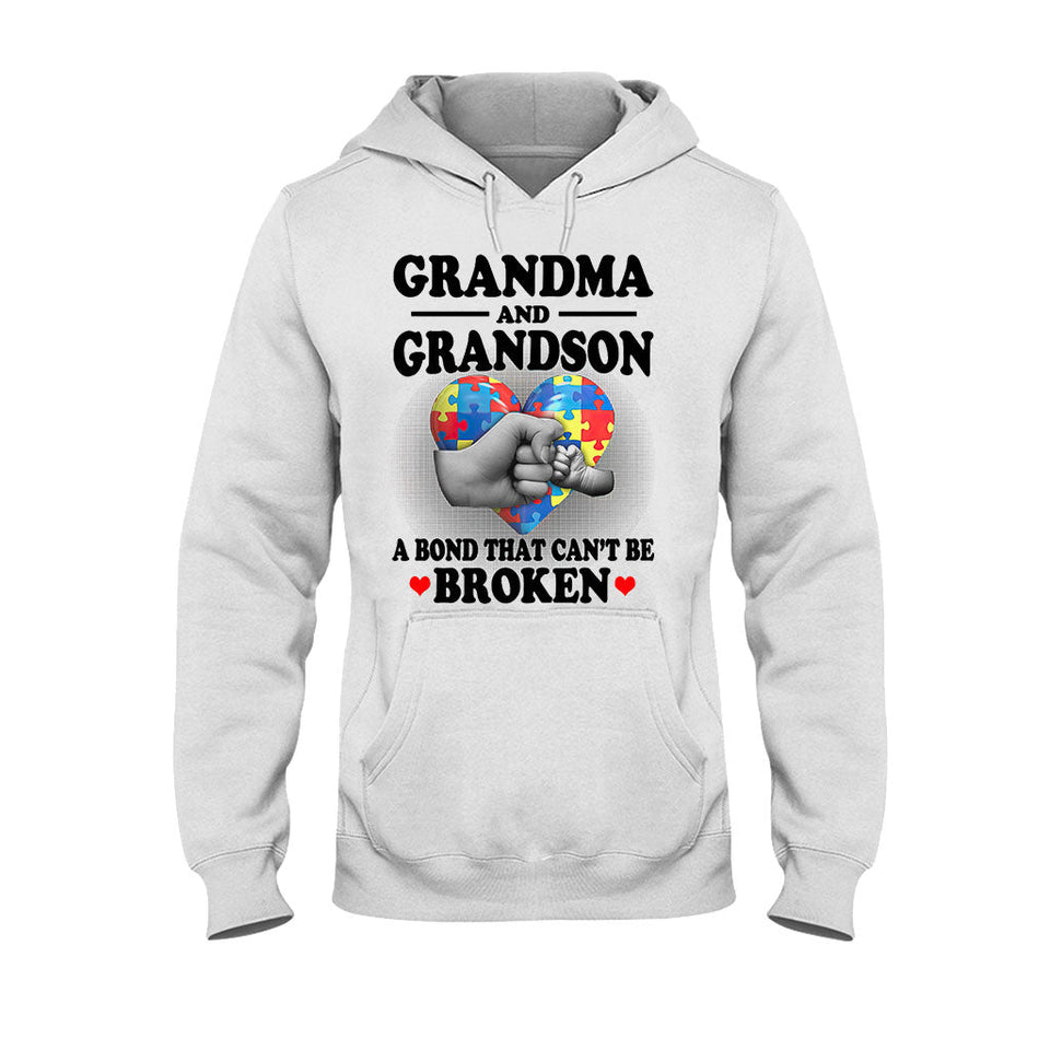 T-shirt et sweat à capuche « Grand-mère et petit-fils » pour la sensibilisation à l'autisme (06/2021)