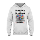 T-shirt et sweat à capuche « Grand-mère et petit-fils » pour la sensibilisation à l'autisme (06/2021)