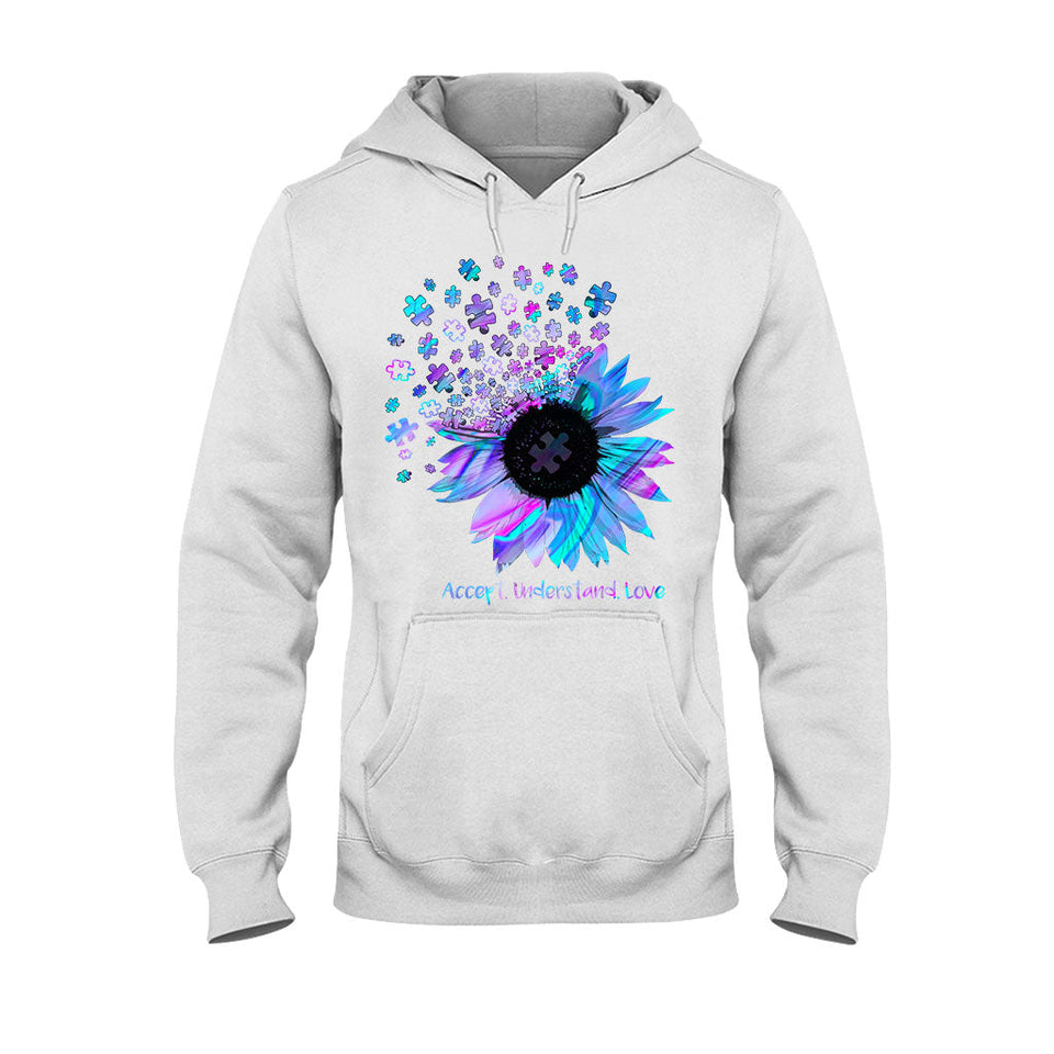 Accept Understand Love - Autism Awareness T-shirt And Hoodie 062021