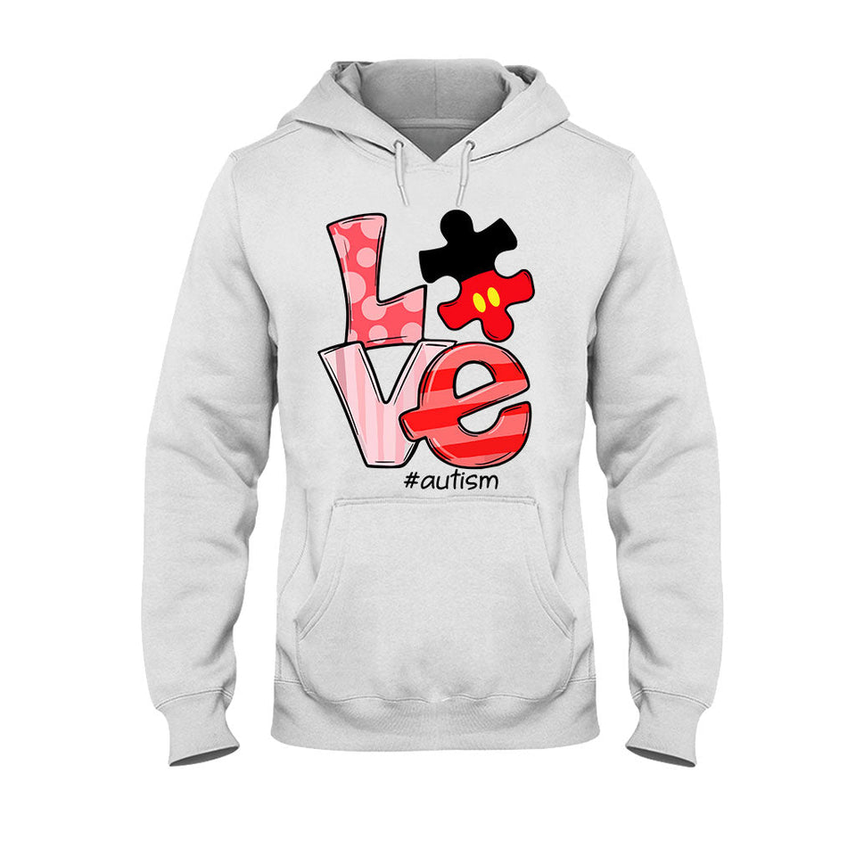 T-shirt et sweat à capuche « Aimer quelqu'un qui a de l'autisme » 062021
