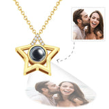 Personalized Star Photo Projection Charm