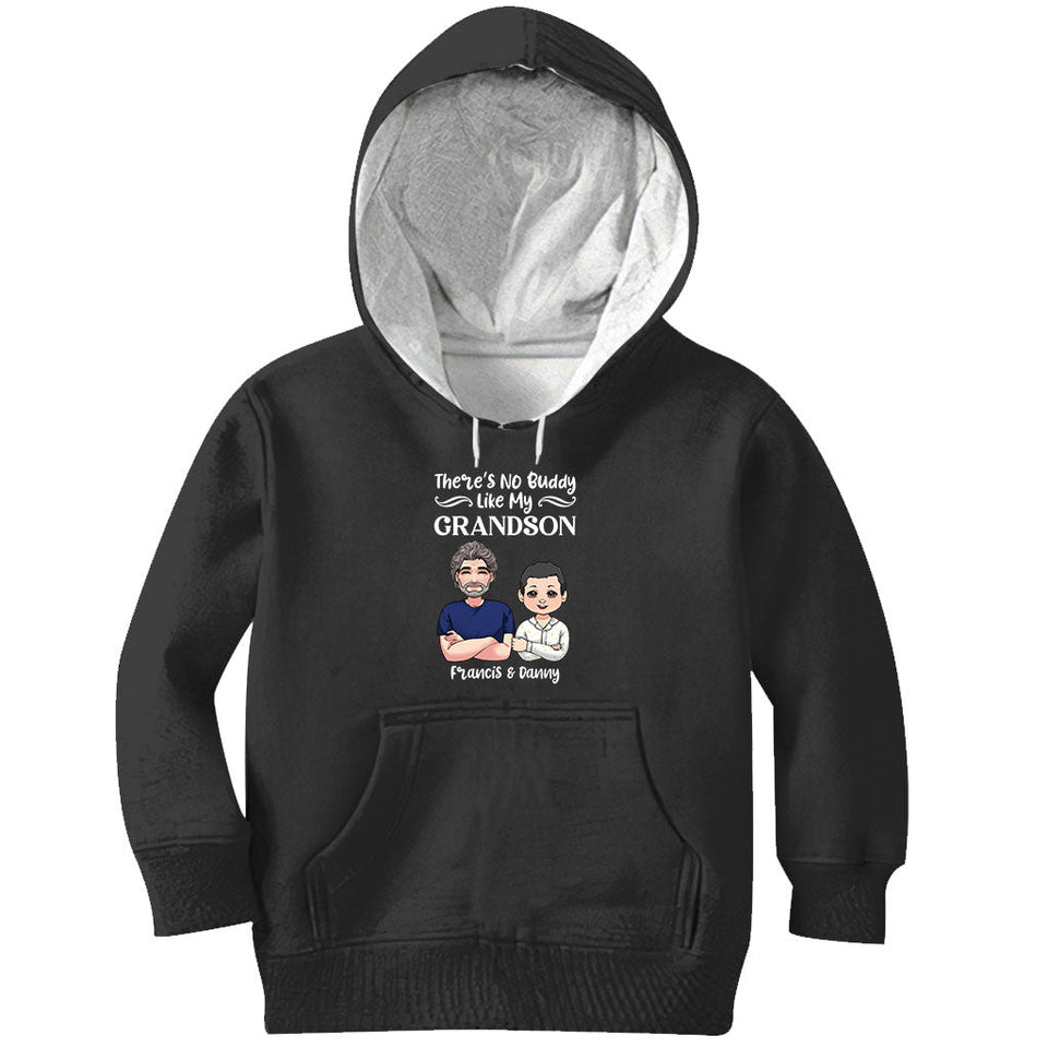 There Is No Buddy Like My Grandson/Granddaughter - Gift for grandpa - Personalized T-shirt And Hoodie