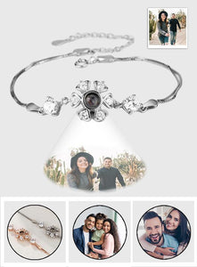 Zircons Personalized Projection Photo Charm - Personalized Minimalist Photo Projection Charm