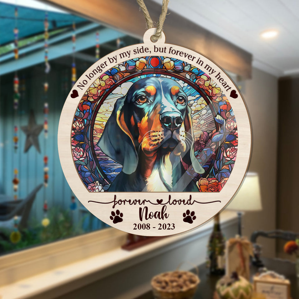 Colorful Dog Cat - Personalized Dog Suncatcher