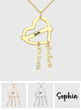 Nana's Babies - Personalized Grandma Engraved Dream Catcher Heart Necklace