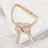 Custom Text D Keyring - gift for anyone - Personalized D Keyring