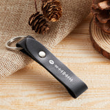 Custom Music Code Leather Music Code Leather Keychain - gift for anyone - Personalized Keychain