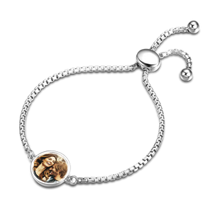Any Photo - Personalized Circle Photo Bracelet
