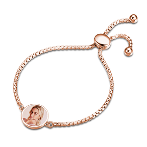 Any Photo - Personalized Circle Photo Bracelet