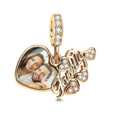 Any Photo - Personalized Family Delicate Heart Charm