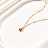 Personalized Drift Bottle With Heart Birthstone