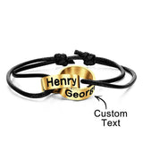 Intwine Name - Personalized Couple Intwine Name Beads Bracelet