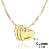Any Name - Personalized Name Heart Necklace