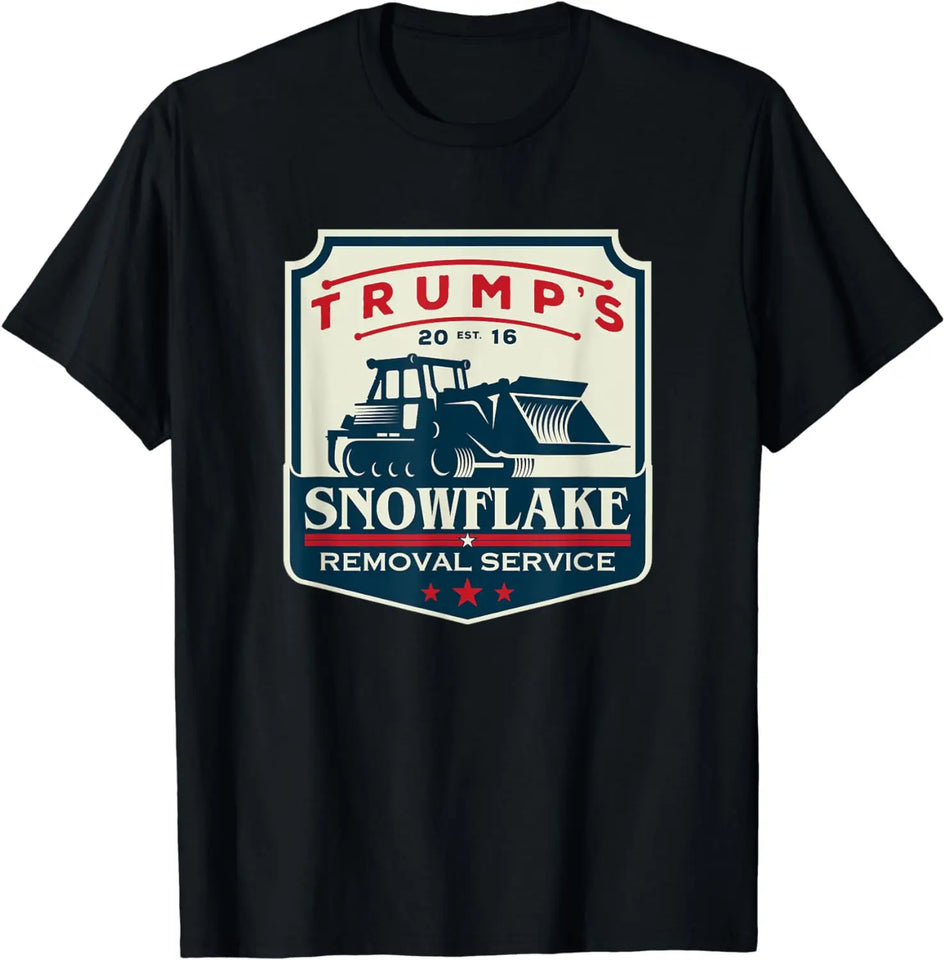Trump's Snowflake Removal Service - Funny Donald Trump 2024 T-Shirt Streetwear T Shirts for Men Camiseta Hombre T-shirt & Hoodie