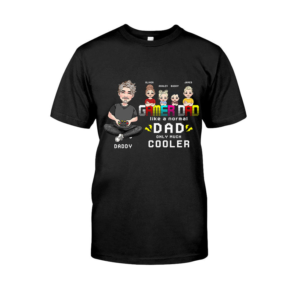 Gamer Dad - Personalized Video Game T-shirt and Hoodie