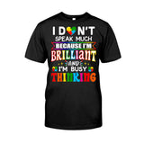 T-shirt et sweat à capuche « Je suis brillant » pour la sensibilisation à l'autisme 112021