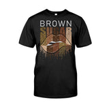 Brown Sugar - African American T-shirt and Hoodie With Faux Glitter Print 1121