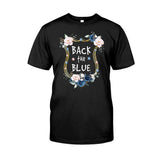 Floral Police Badge - Police Officer T-shirt And Hoodie 062021