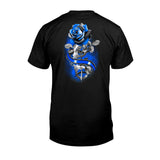 Blue Rose - Police Officer T-shirt And Hoodie 062021