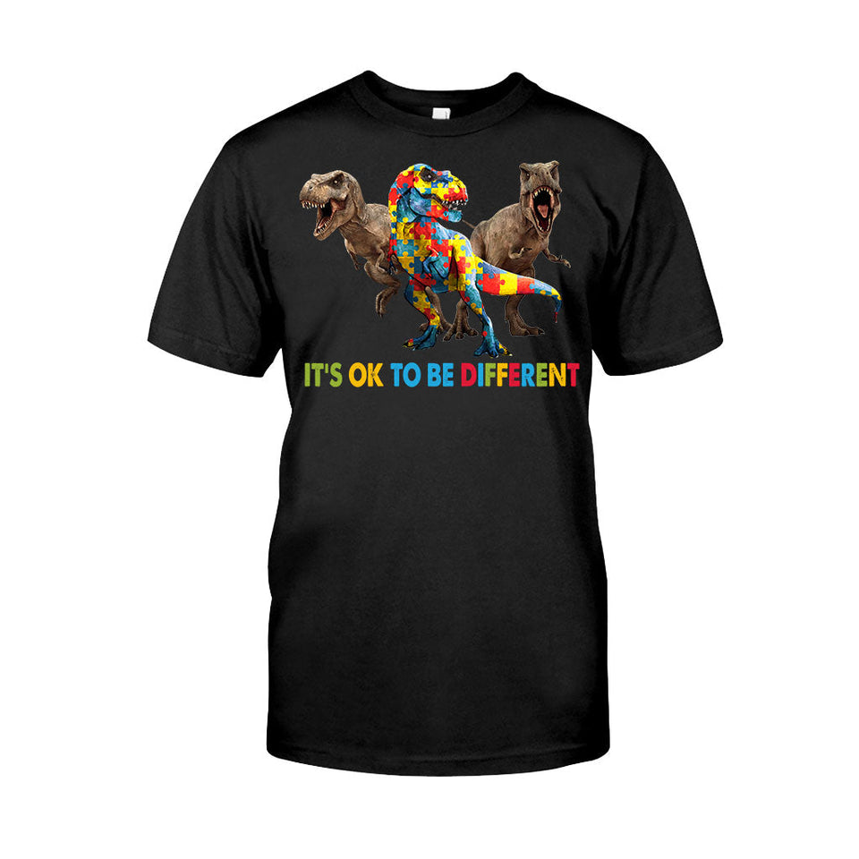 It's Ok To Be Different - Autism Awareness T-shirt And Hoodie 062021