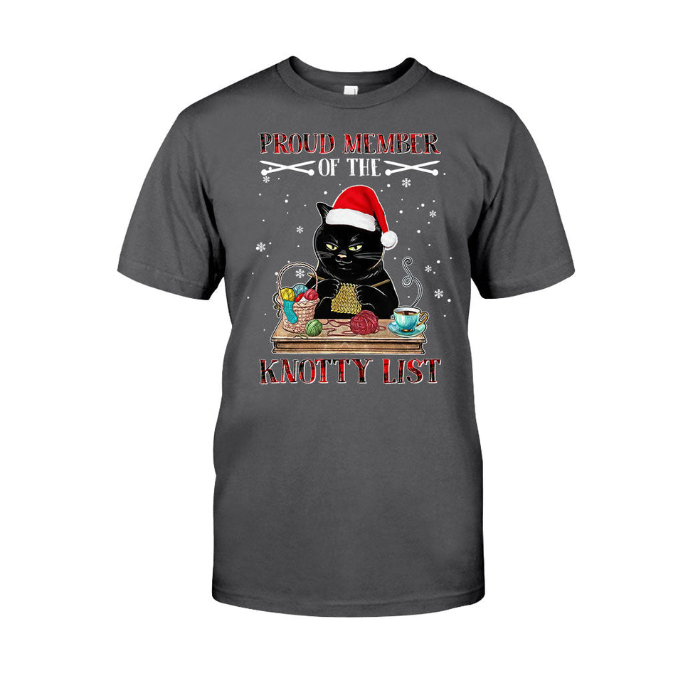 Yes I'm On The Santa's Knotty List Knitting - T-shirt and Hoodie