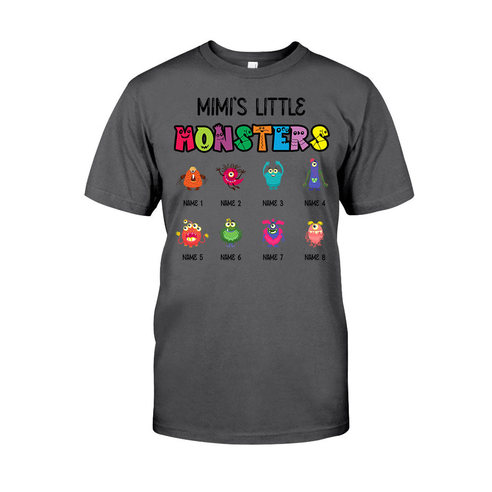 Granma Lil Monsters - Personalized Mother's Day Grandma T-shirt and Hoodie
