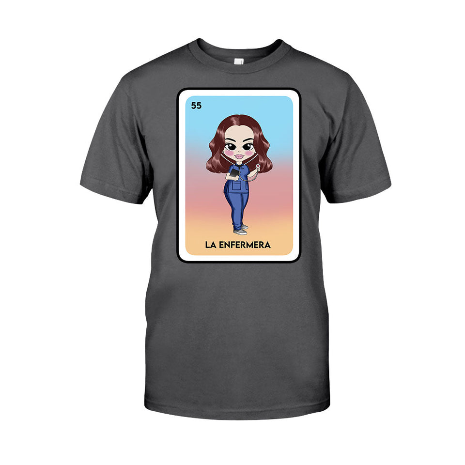 La Enfermera - Nurse Personalized T-shirt And Hoodie