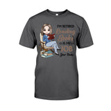 I'm Retired Reading Books Is My Job - Personalized T-shirt and Hoodie
