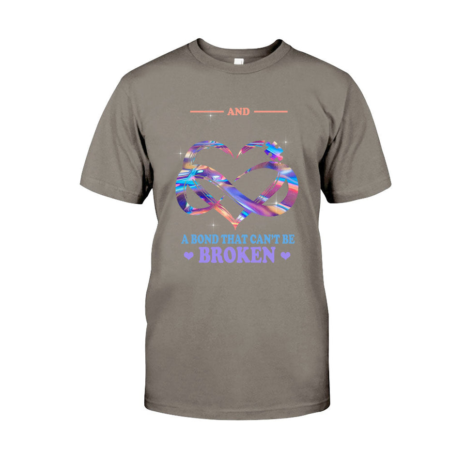 T-shirt et sweat à capuche personnalisés « Grand-mère et petit-fils » pour la sensibilisation à l’autisme